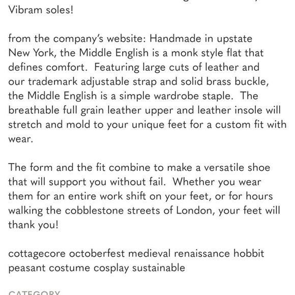 Aurora Shoe Company Handmade Brown Leather Like New Hobbit Shoes Sz 11C - Picture 17 of 17